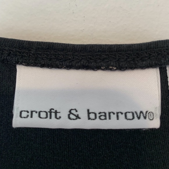 CROFT & BARROW SHORT SLEEVE ROUND NECK 100% COTTON TOP SIZE X-LARGE - Picture 2 of 5